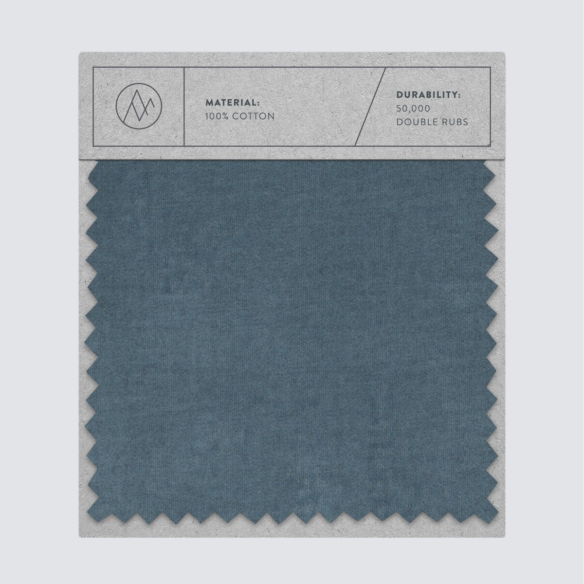 Cotton Velvet Upholstery Swatches - Wave