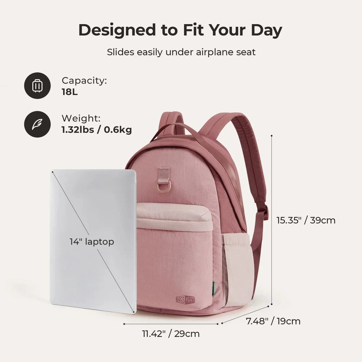 (Free Gift)crush 18L Backpack - Image 2