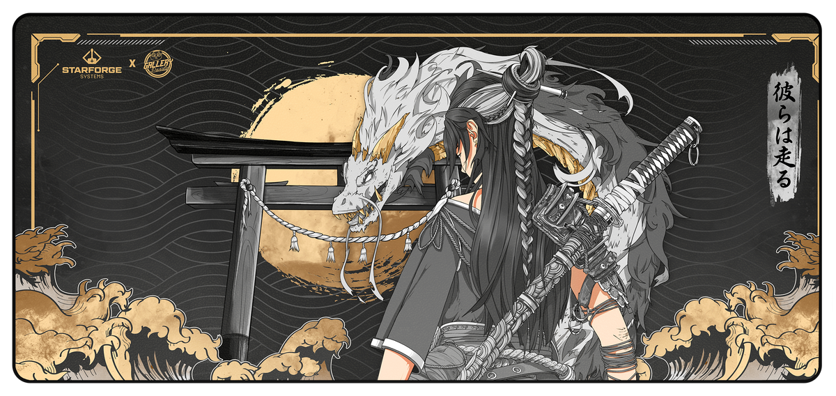 Golden Dragon - Desk Mat - Image 2