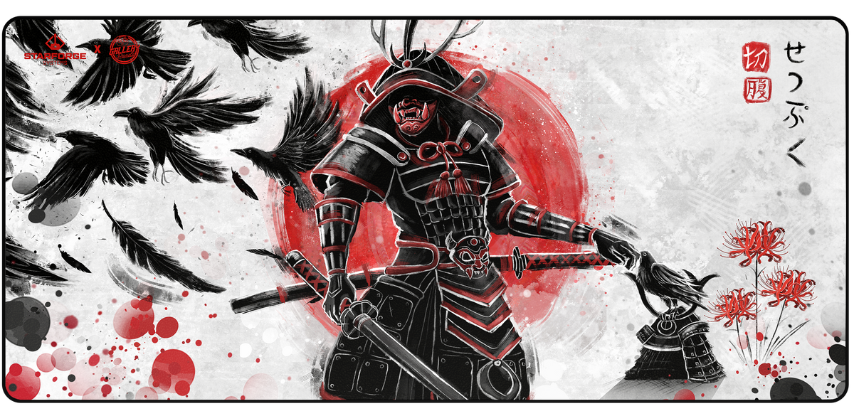 Ruby Art Samurai - Desk Mat - Image 2