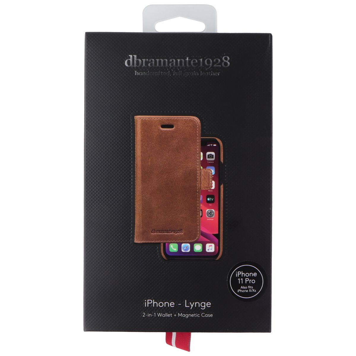 dbramante1928 Lynge 2-in-1 Wallet Magnetic Case for iPhone 11 Pro / Xs / X - Tan - New