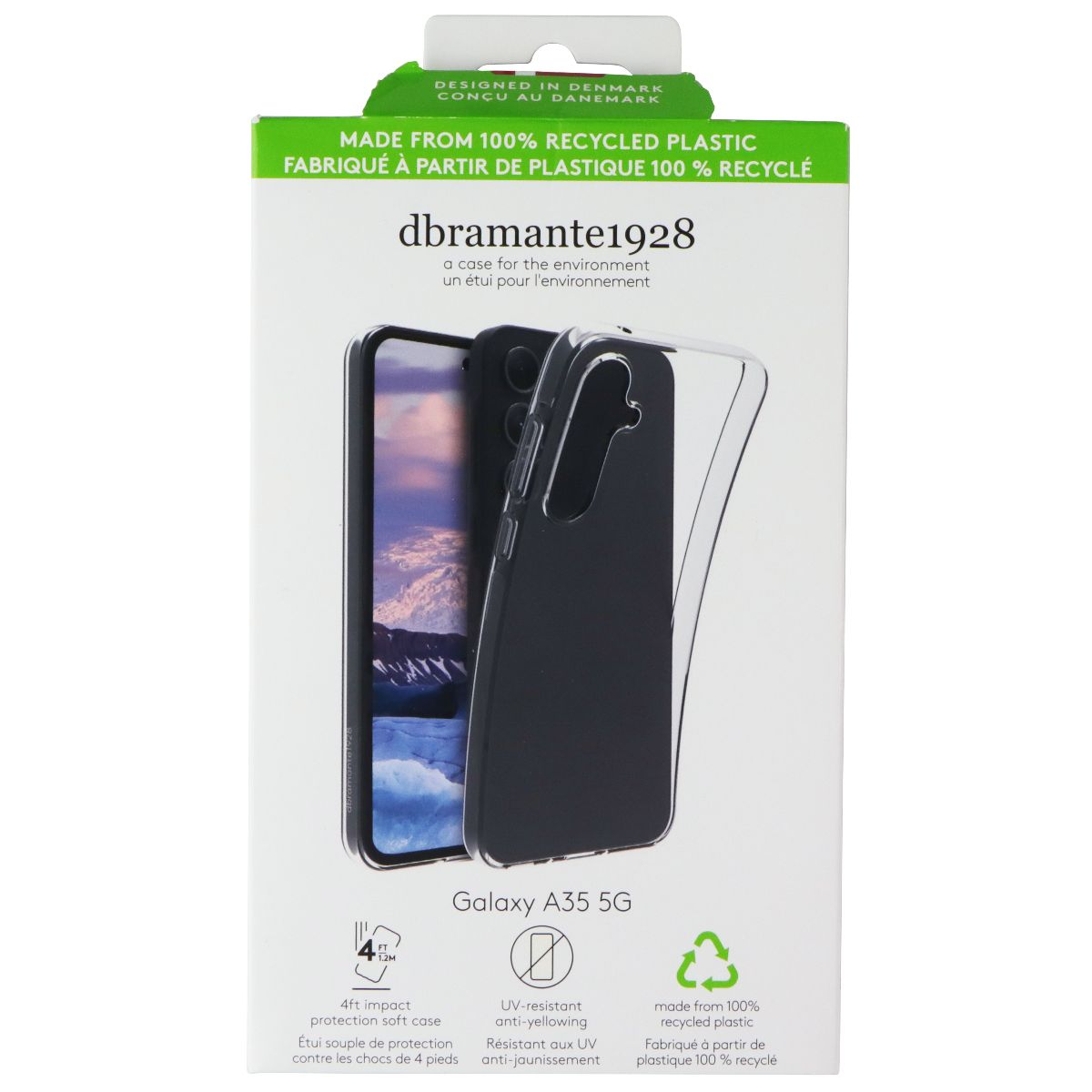 dbramante1928 Greenland Series Case for Samsung Galaxy A35 5G - Transparent - New