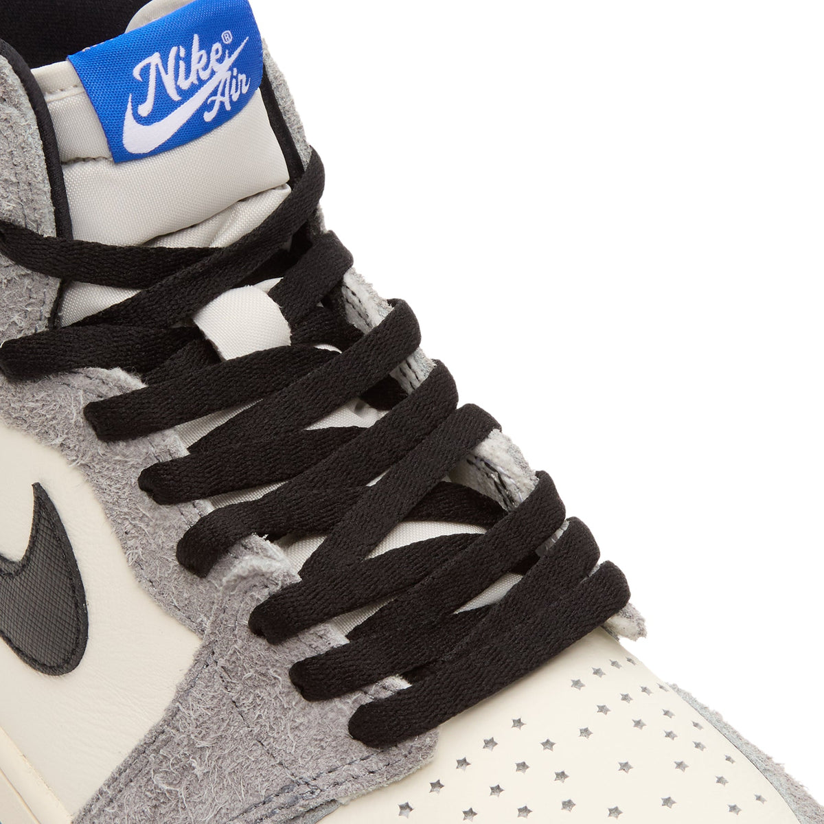 Air Jordan 1 Retro High OG (Cool Grey/Black-Sail-Game Royal) - Image 7