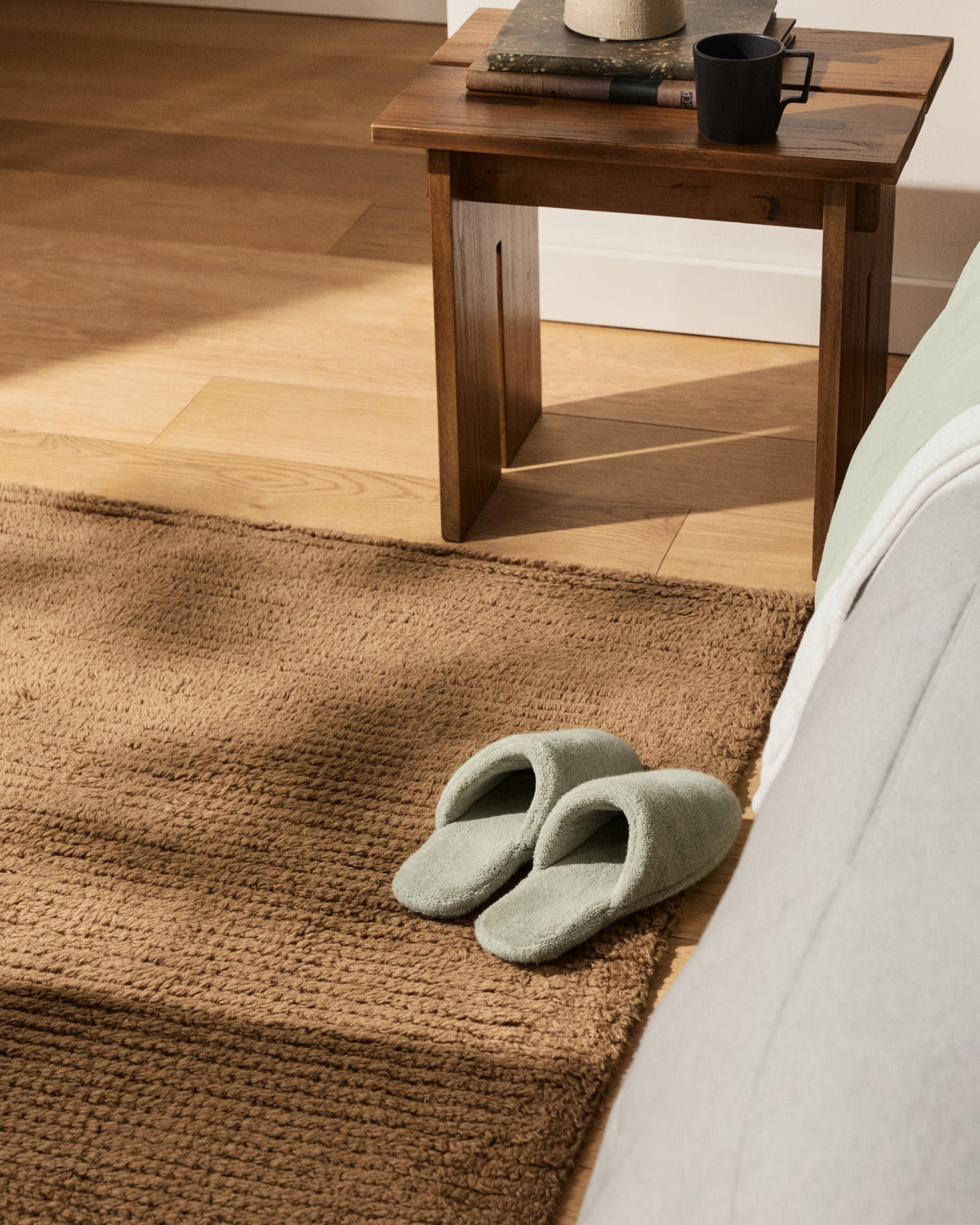 Classic Plush Slippers (Sage) - Image 2