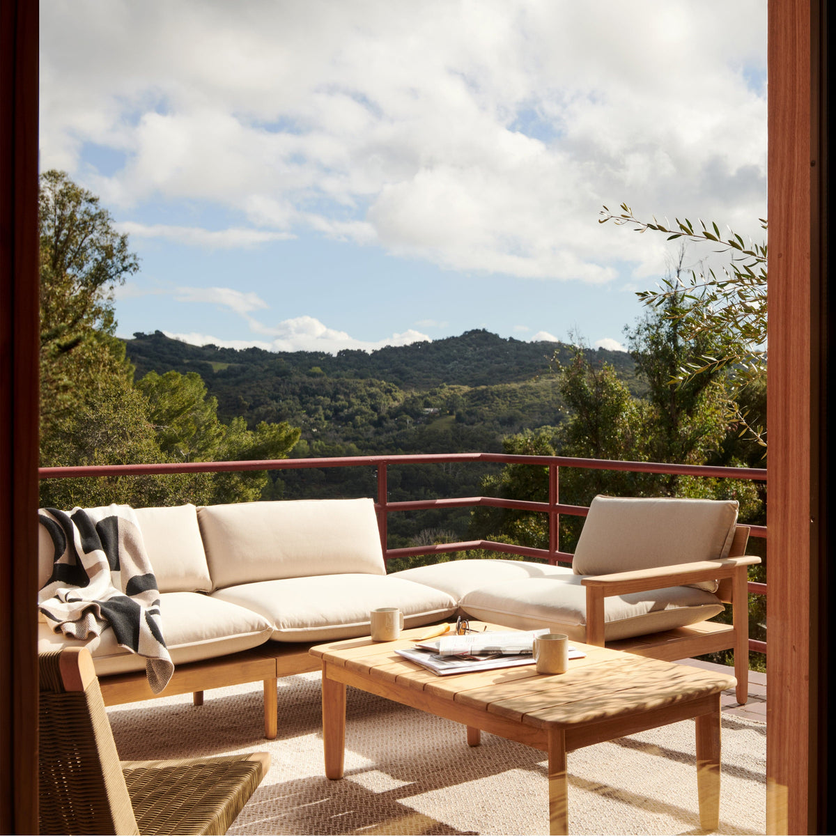 Dunes Teak 3-Seat Sofa - Image 7