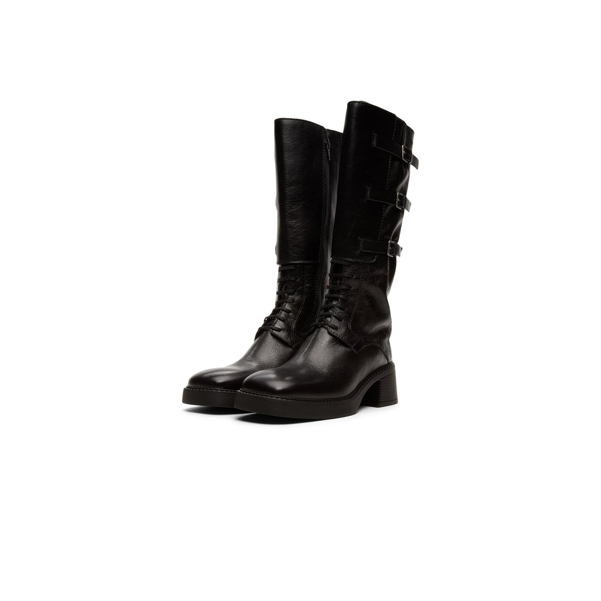 Miista Sigrid Black Tall Boots (Black) - Image 3