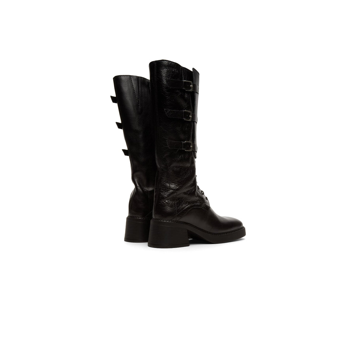 Miista Sigrid Black Tall Boots (Black) - Image 4