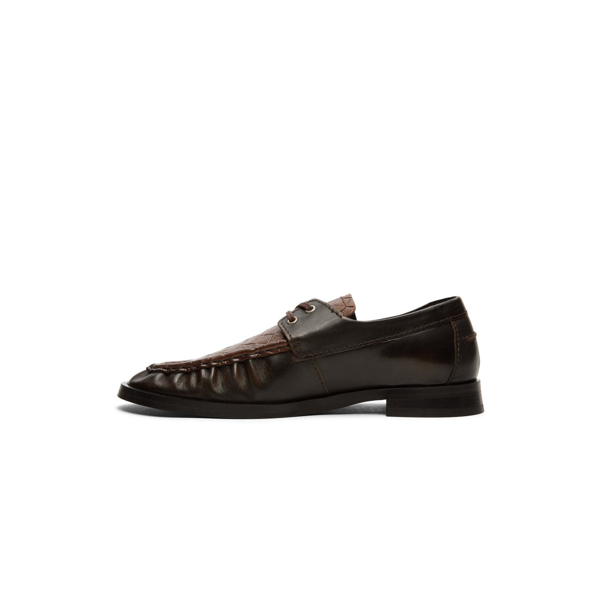 Miista Edelira Brown Derby Loafers (Brown) - Image 2