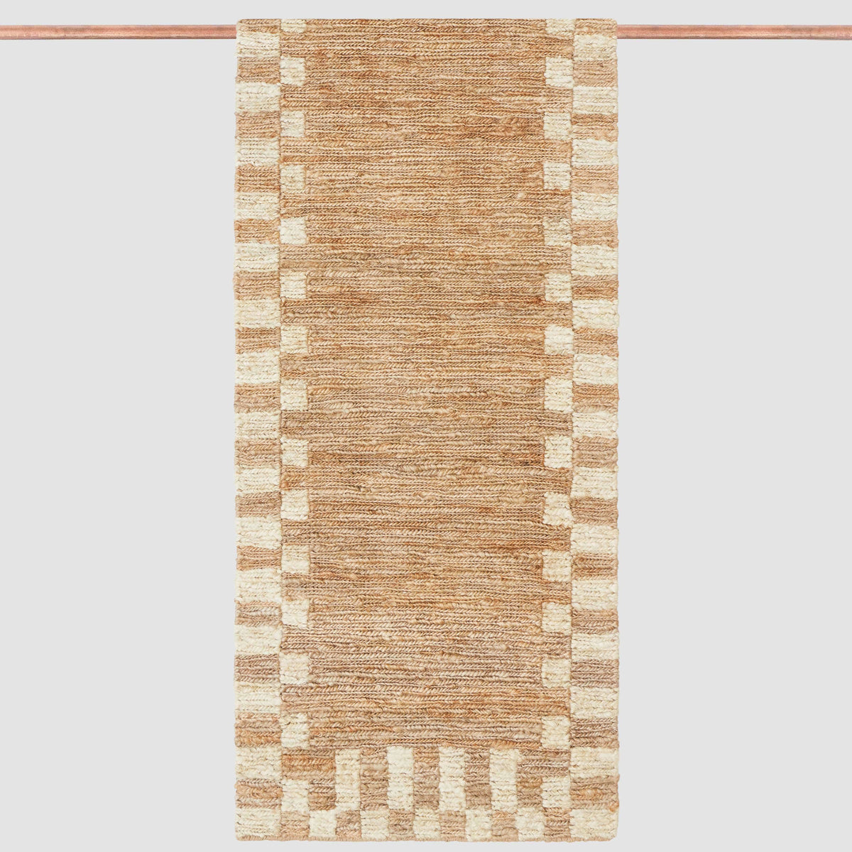Elora Jute Accent Rug - Ecru / 2.5' x 8'