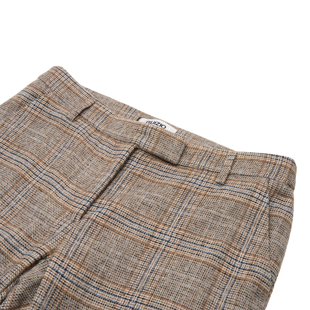 Danielle Guizio Ruched Hem Tartan Pant (Green multi) - Image 3