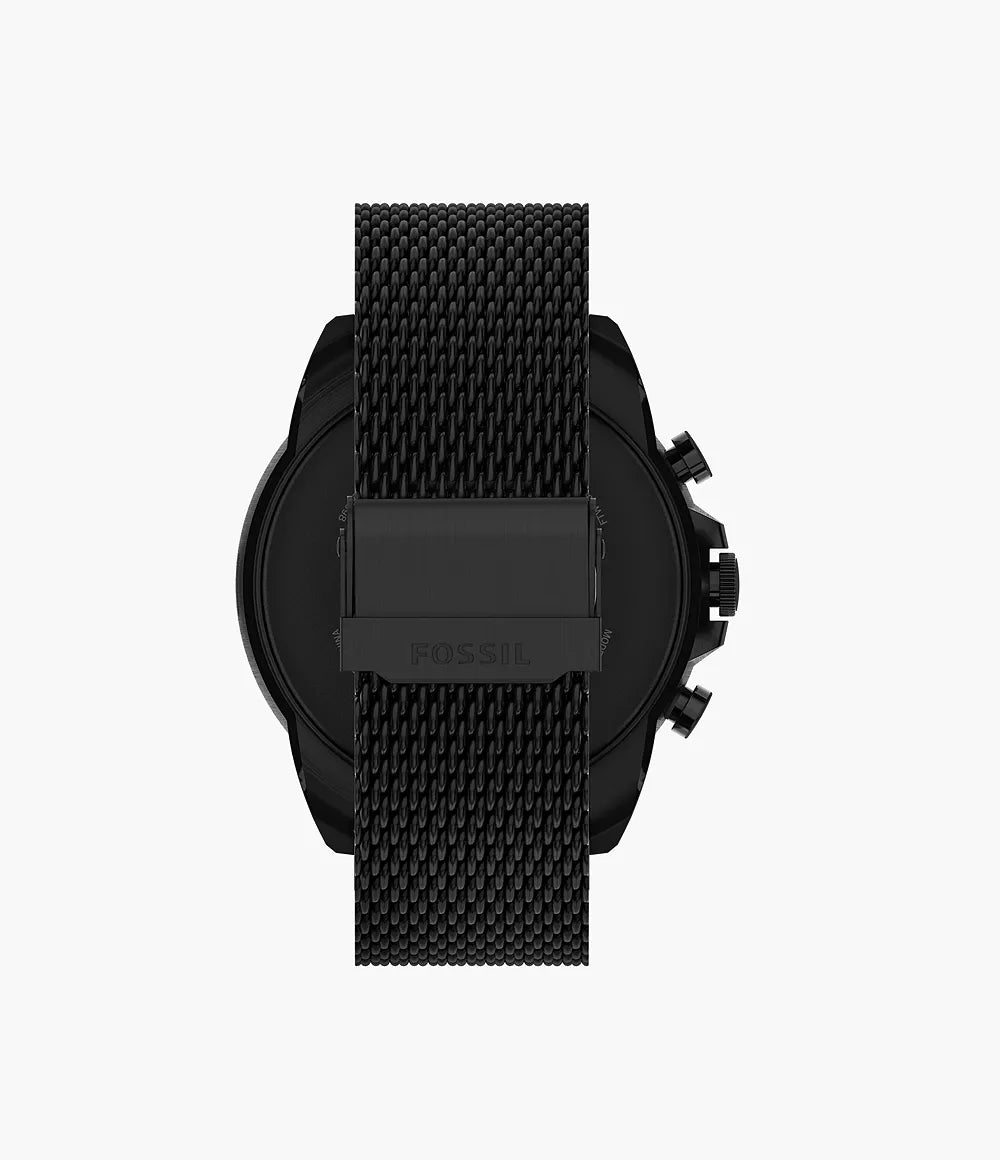 Fossil Gen 6 Smartwatch Black Stainless Steel Mesh - FTW4066V - Image 2