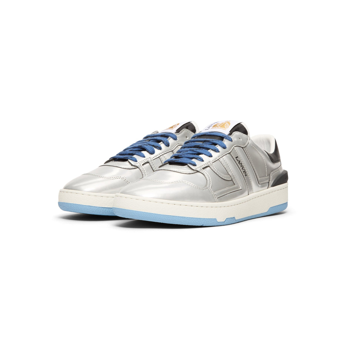 Lanvin Clay Mesh Sneakers (Silver) - Image 2