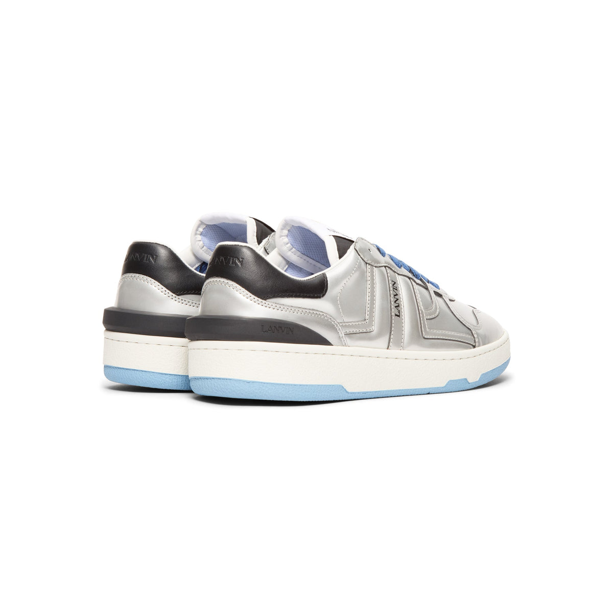 Lanvin Clay Mesh Sneakers (Silver) - Image 4
