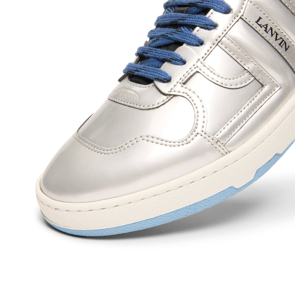 Lanvin Clay Mesh Sneakers (Silver) - Image 6