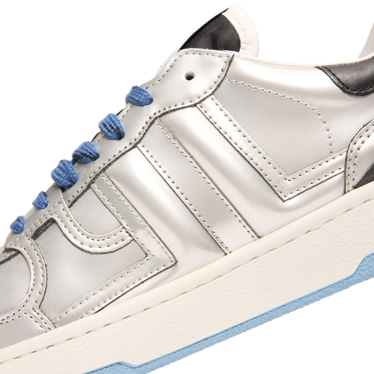 Lanvin Clay Mesh Sneakers (Silver) - Image 8