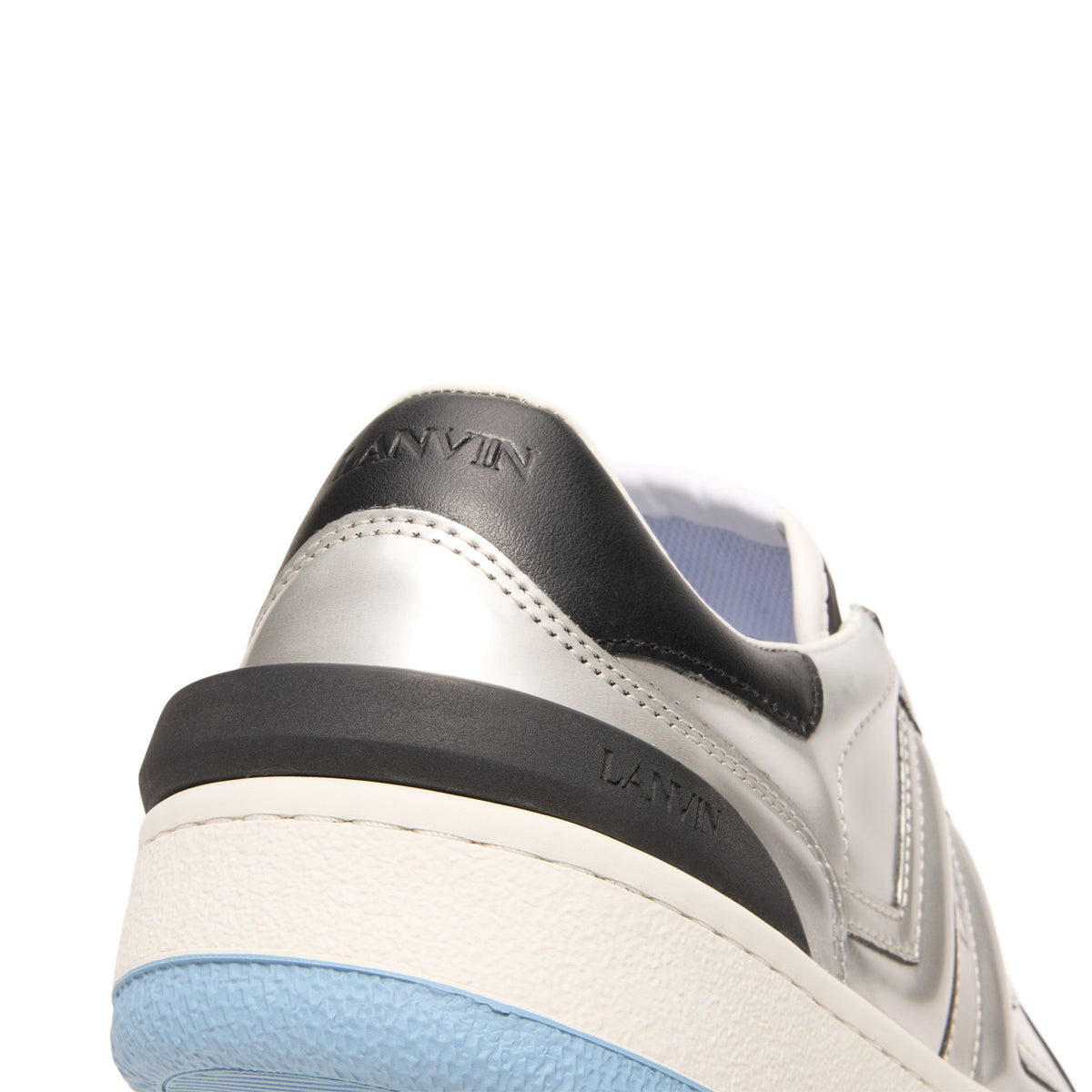 Lanvin Clay Mesh Sneakers (Silver) - Image 9