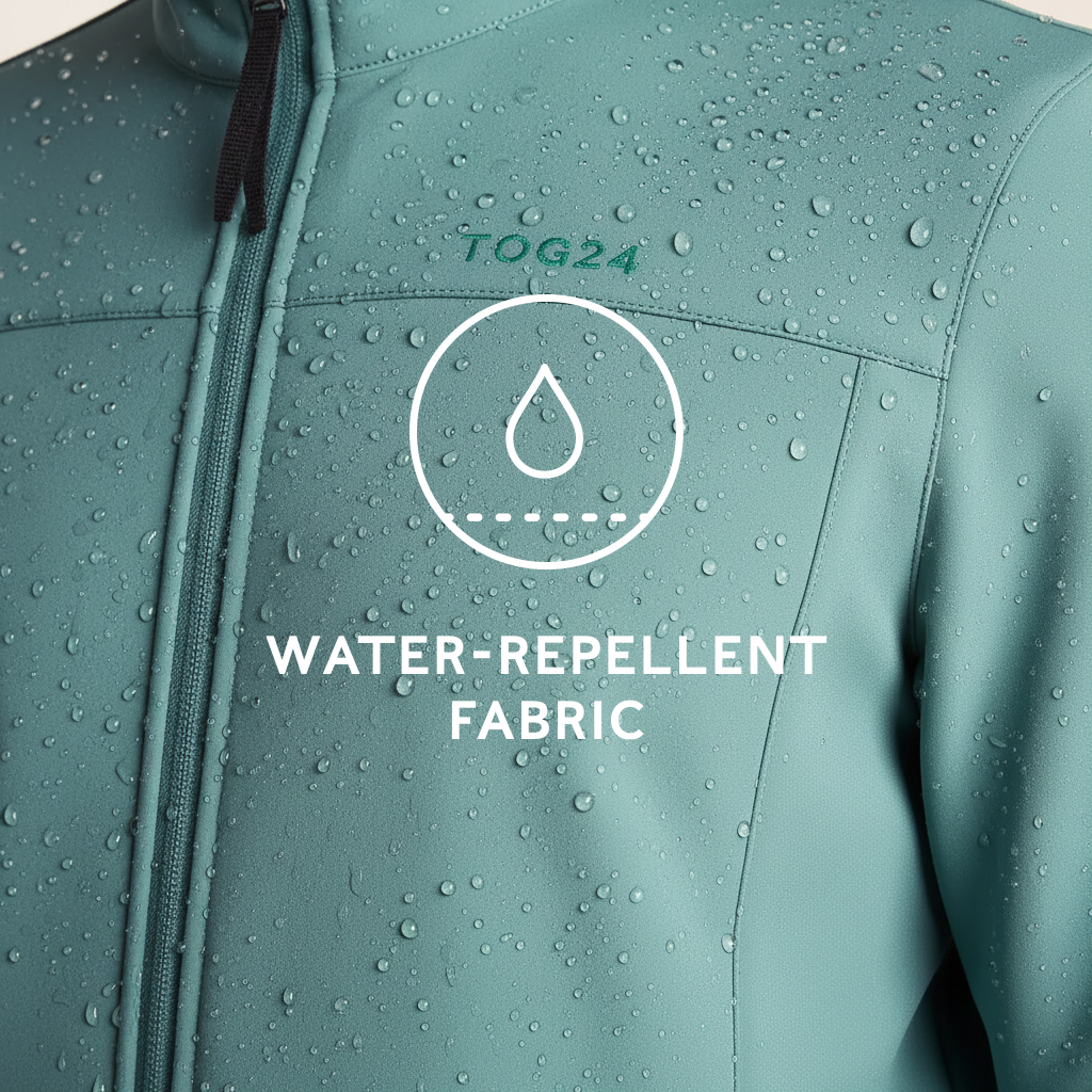 Feizor Mens Shower Resistant Softshell Jacket - Hydro Blue - Image 7