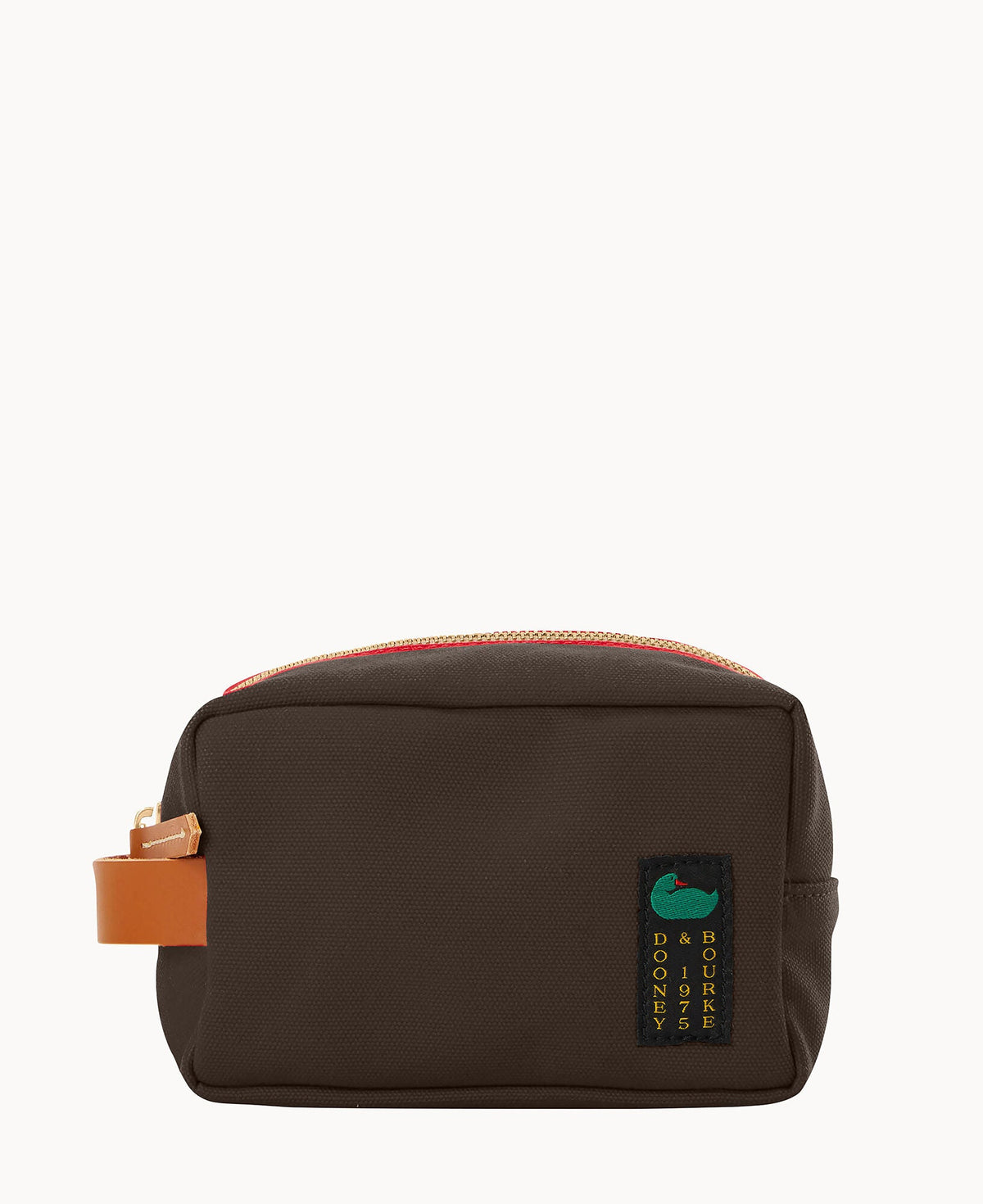 Canvas Cosmetic Case - Brown