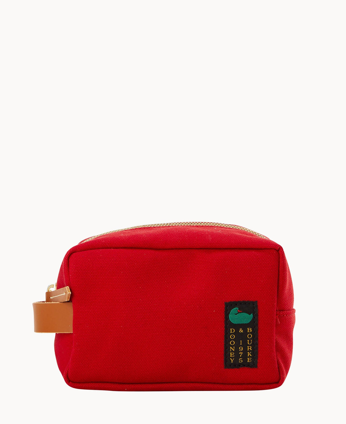Canvas Cosmetic Case - Red