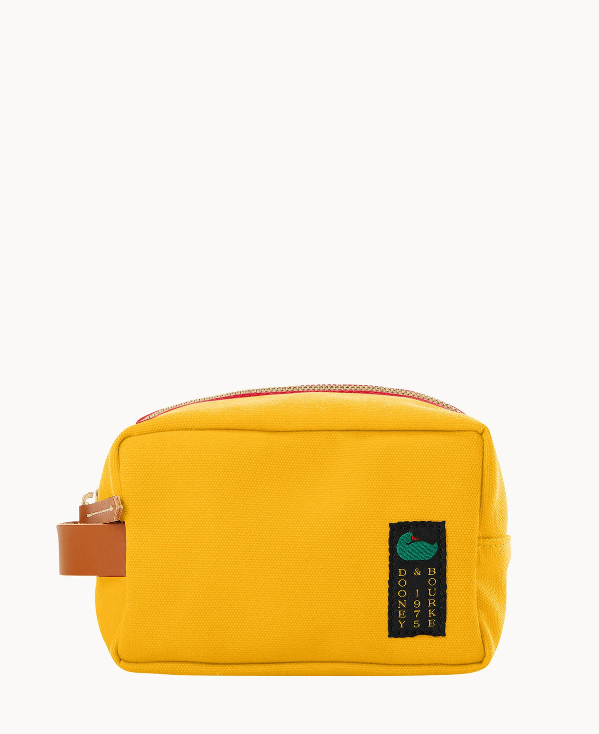 Canvas Cosmetic Case - Yellow