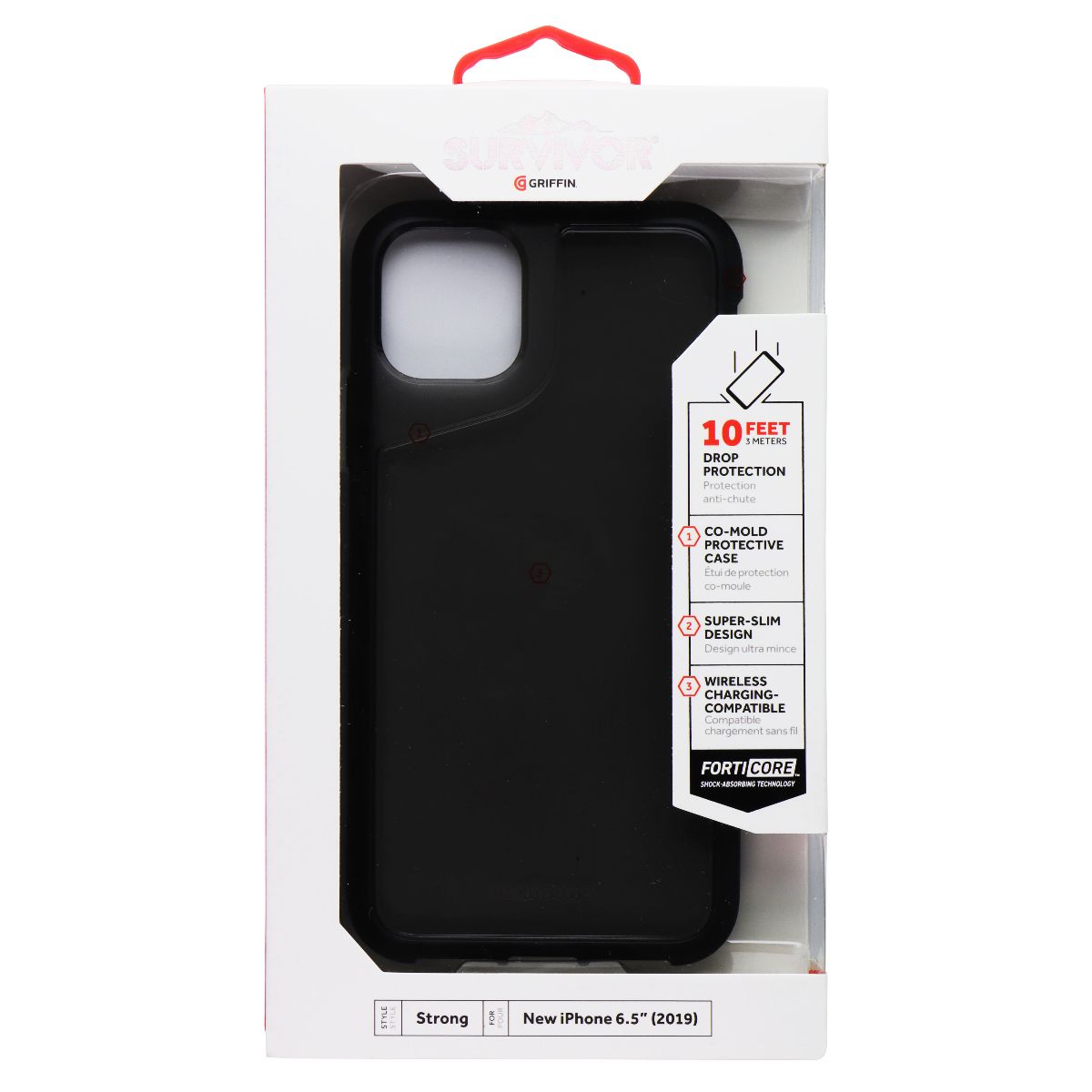 Griffin Survivor Strong Series Case for Apple iPhone 11 Pro Max - Black - New