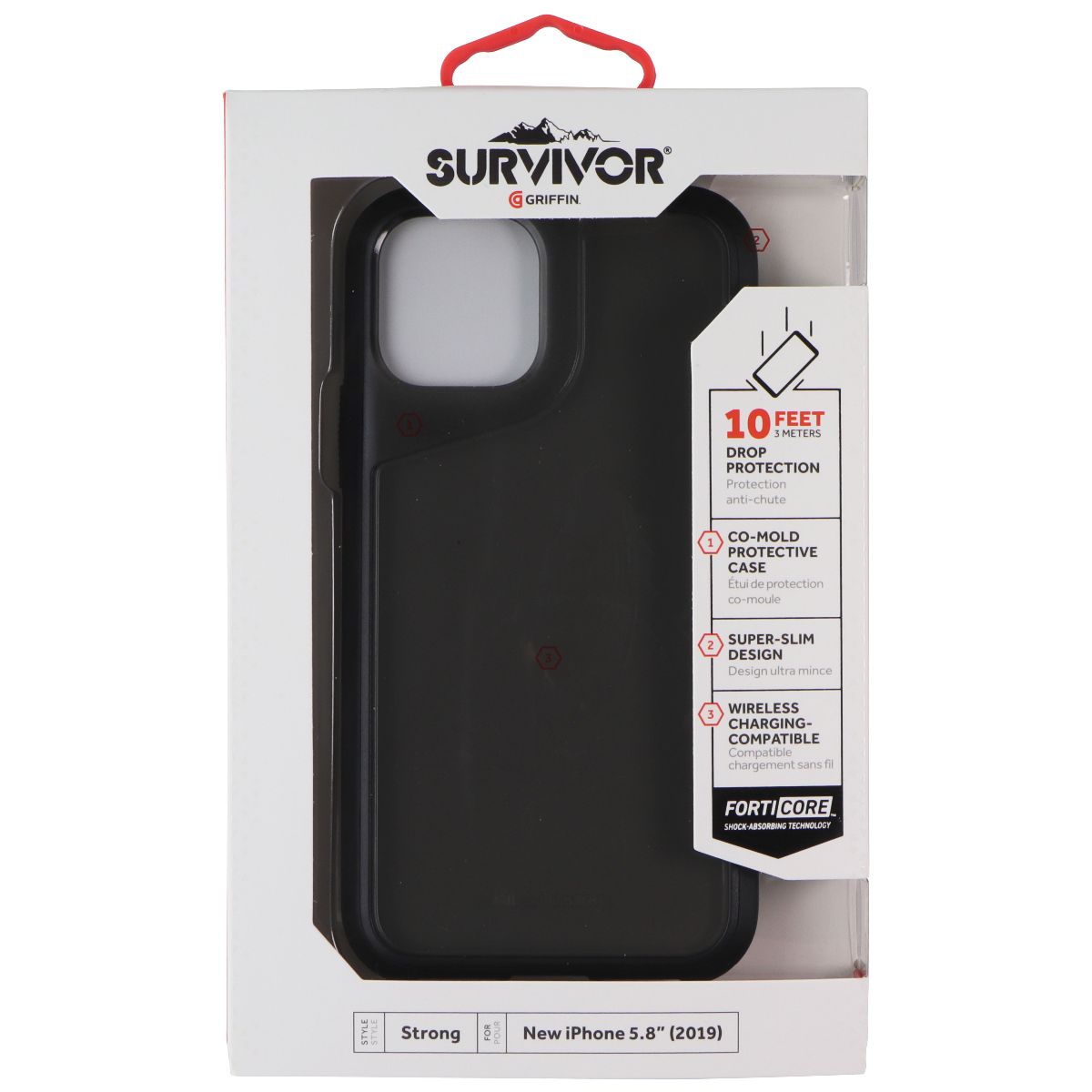 Griffin Survivor Strong Series Case for Apple iPhone 11 Pro - Black - New