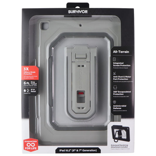 Griffin Survivor All-Terrain Case for Apple iPad 10.2in (8th/7th Gen) - Gray - New