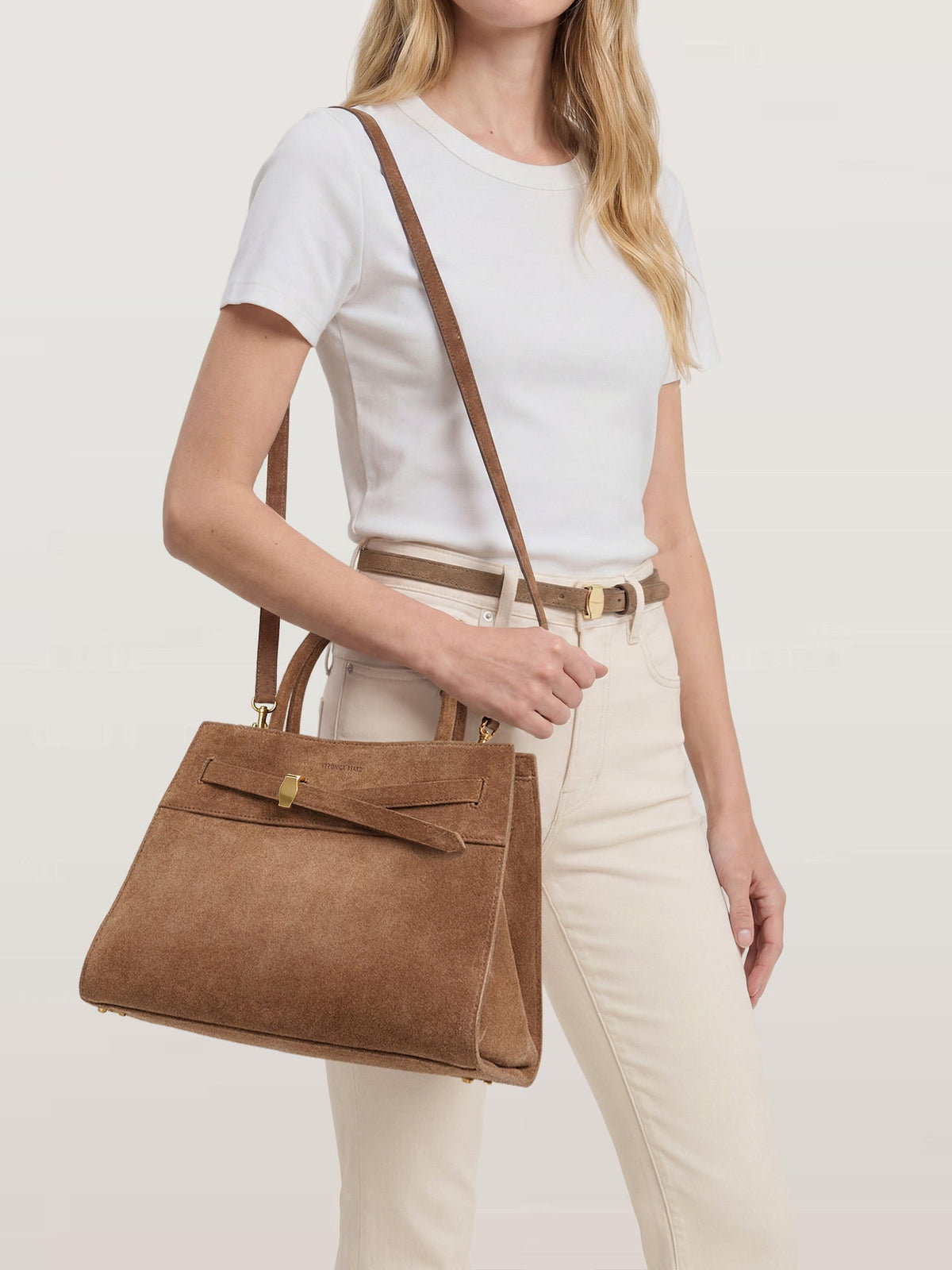Veronica Beard Suede Dash Bag - Image 6