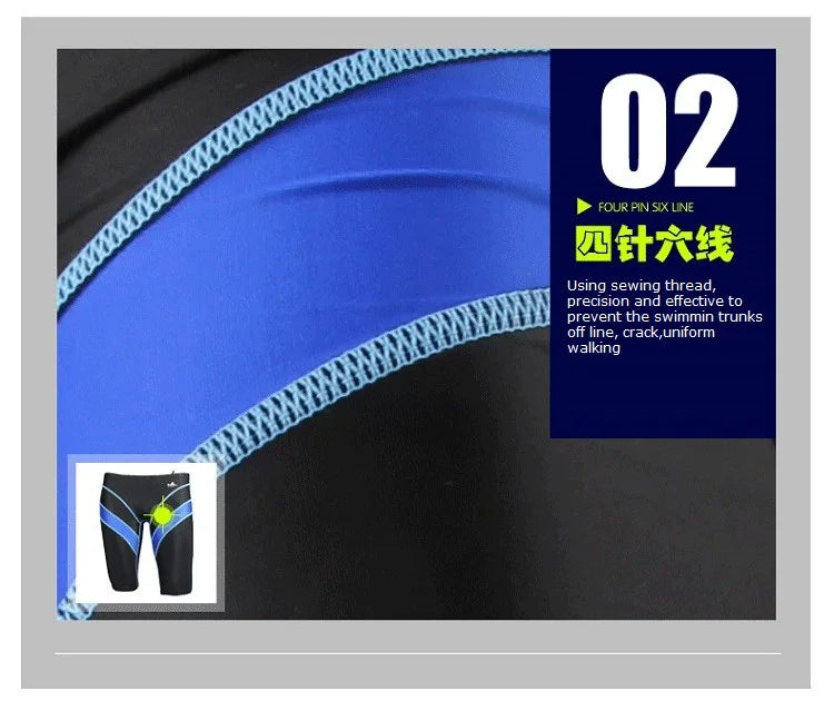 Yingfa FINA Approved Chlorine-Resistant Racing Swim Jammers - Image 4