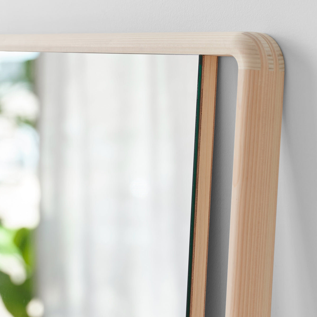 Hinoki Wood Wall Mirror - Image 4