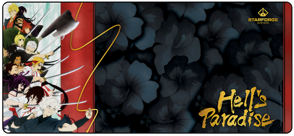 Attack - Hell's Paradise Desk Mat - Image 2
