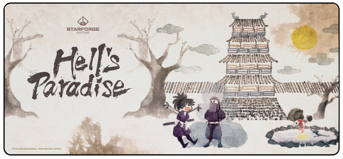 Detailed Plans - Hell's Paradise Desk Mat - Image 2