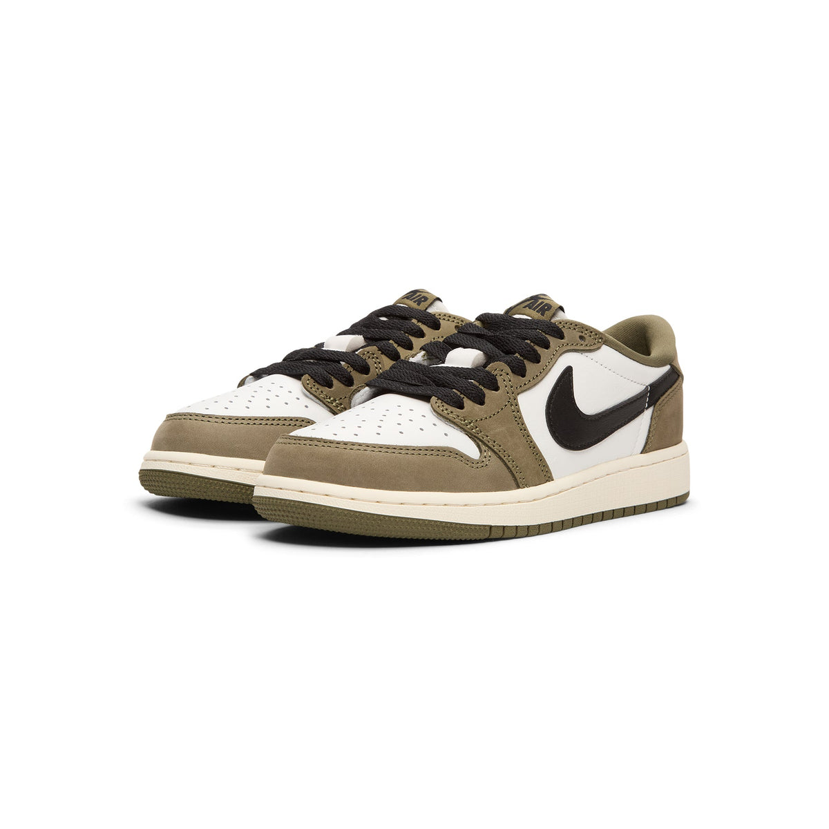 Air Jordan 1 Retro Low (Medium Olive/Black-Summit White-Sail) - Image 3