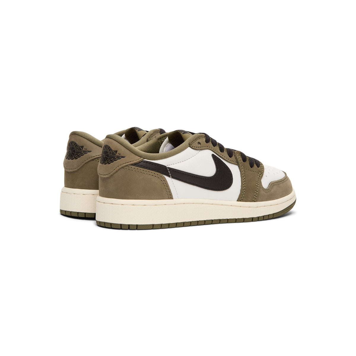 Air Jordan 1 Retro Low (Medium Olive/Black-Summit White-Sail) - Image 4