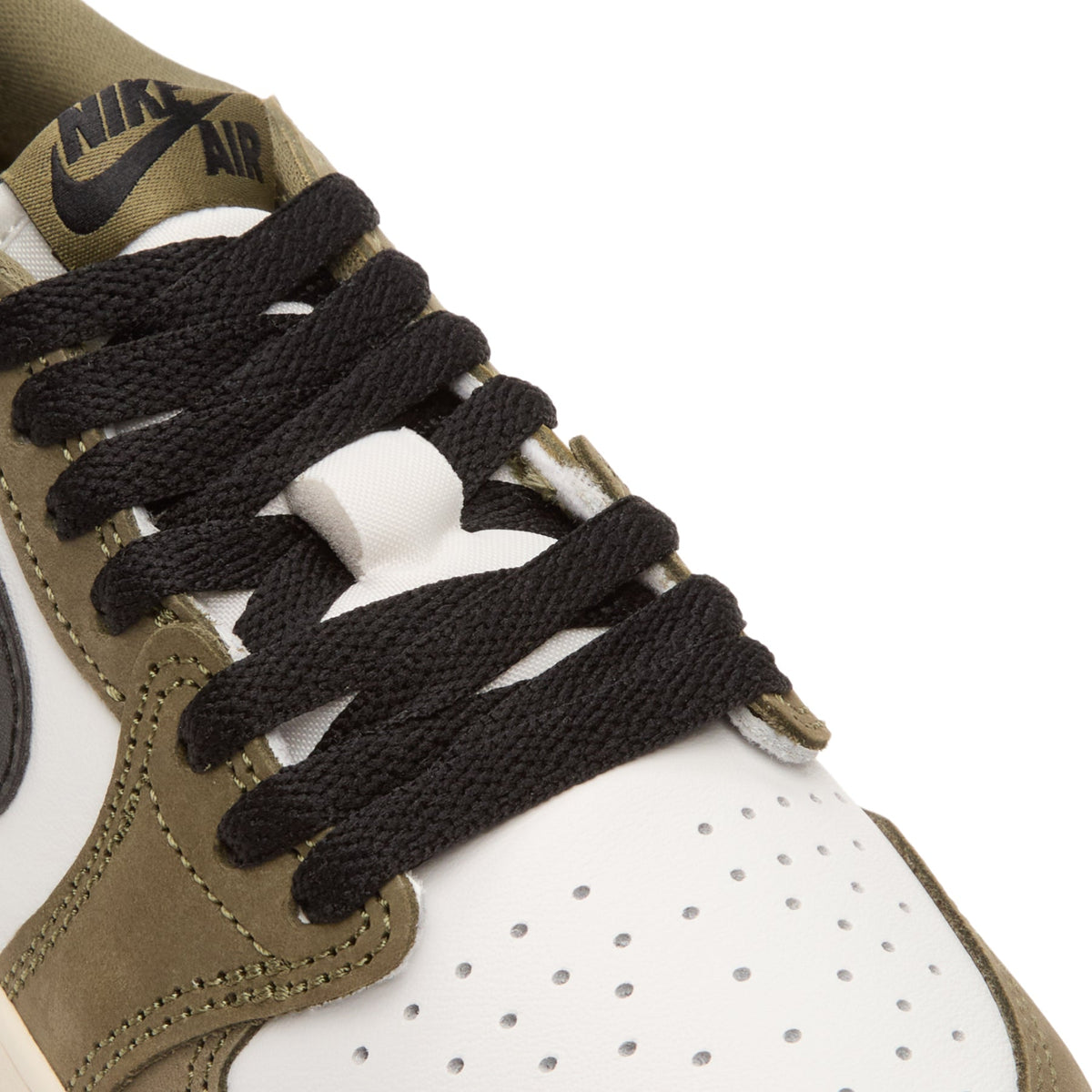 Air Jordan 1 Retro Low (Medium Olive/Black-Summit White-Sail) - Image 7