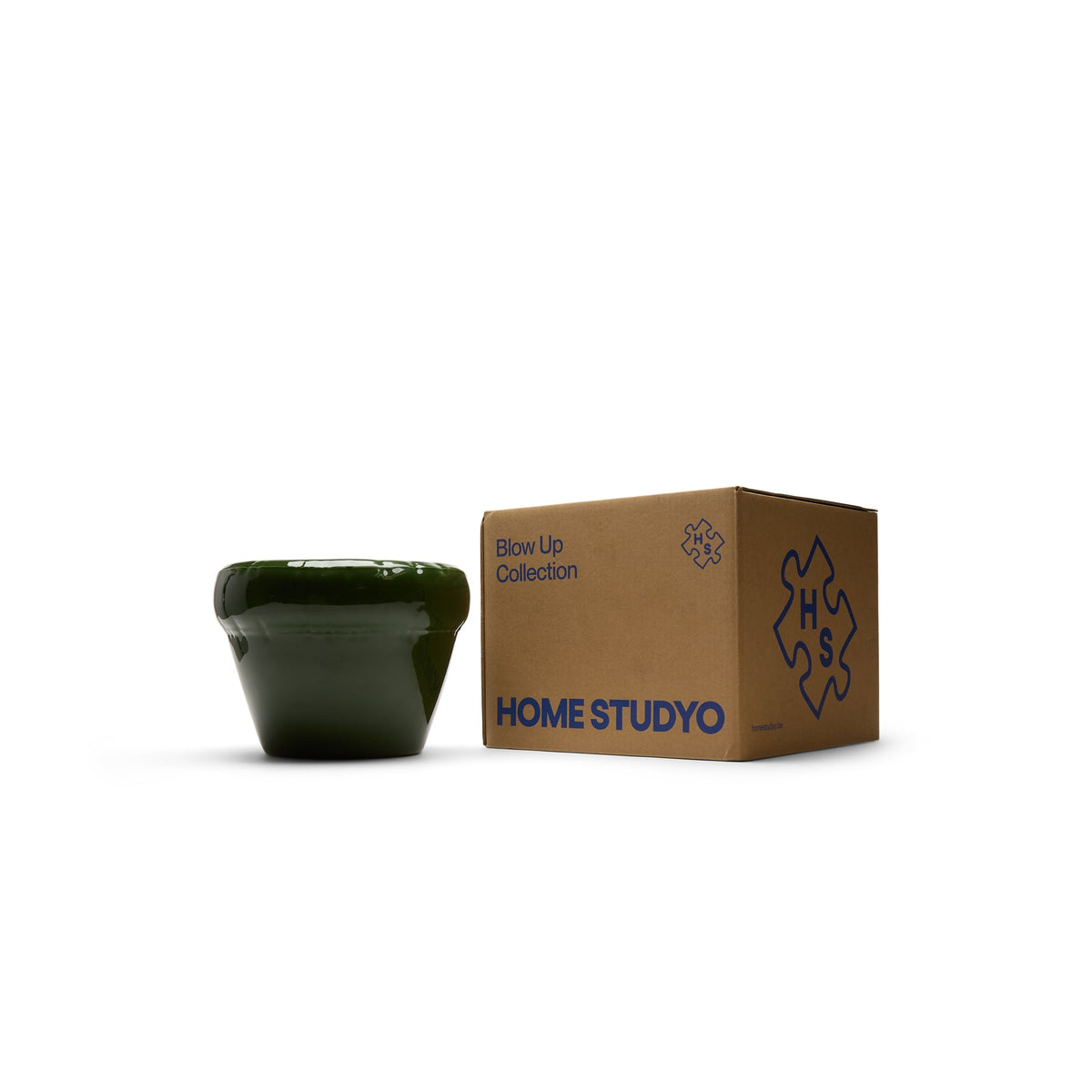 Home Studyo Planter 'PIERRE' Gloss (Moss) - Image 2