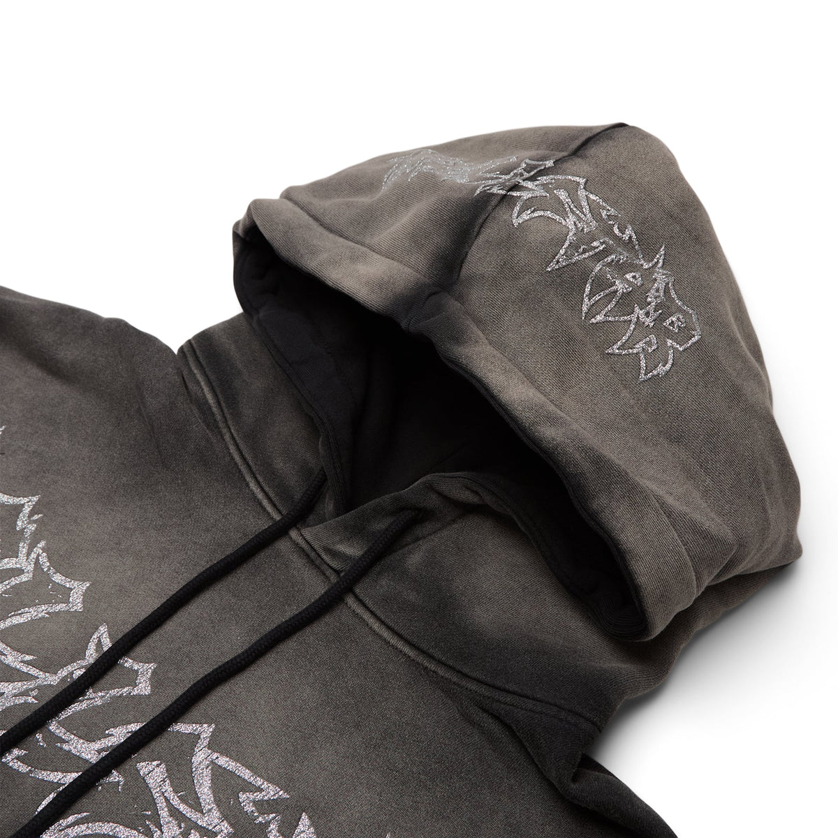 Hellstar Stars Shine Graffiti Hoodie (Black) - Image 3