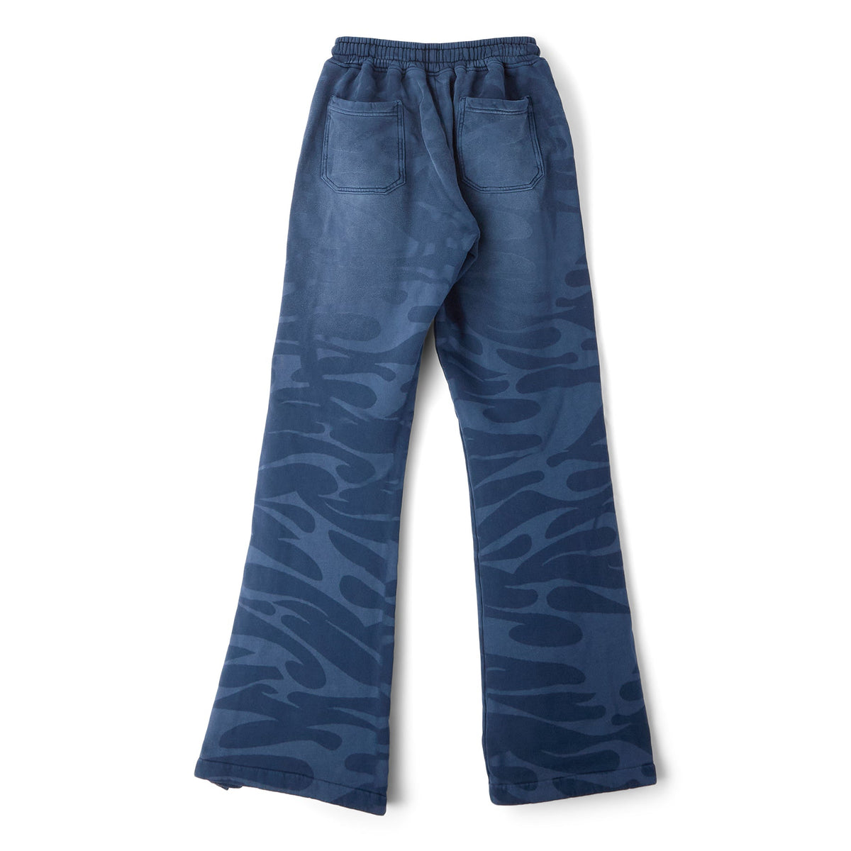 Hellstar Snap Sweatpants with Flame (Black) - Image 2