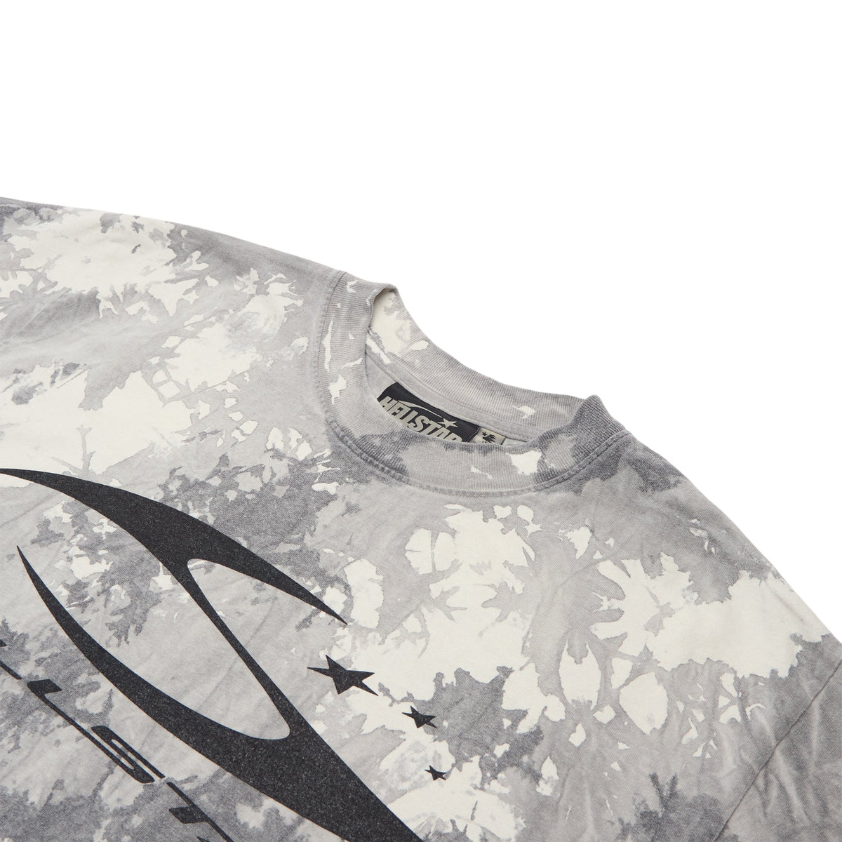 Hellstar H Cursive Logo T-Shirt (Grey) - Image 3
