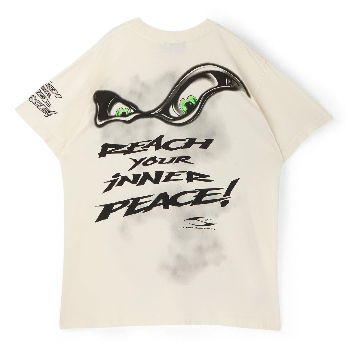 Hellstar Reach Your Inner Peace Yoga T-Shirt (White) - Image 2