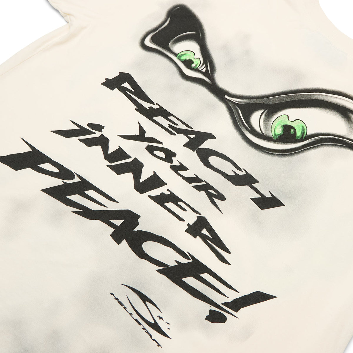 Hellstar Reach Your Inner Peace Yoga T-Shirt (White) - Image 6