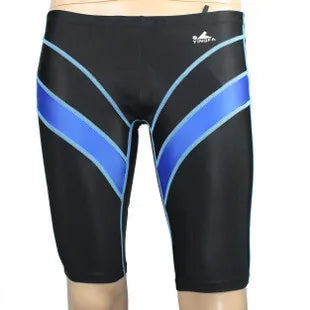 Yingfa FINA Approved Chlorine-Resistant Racing Swim Jammers - balckblue