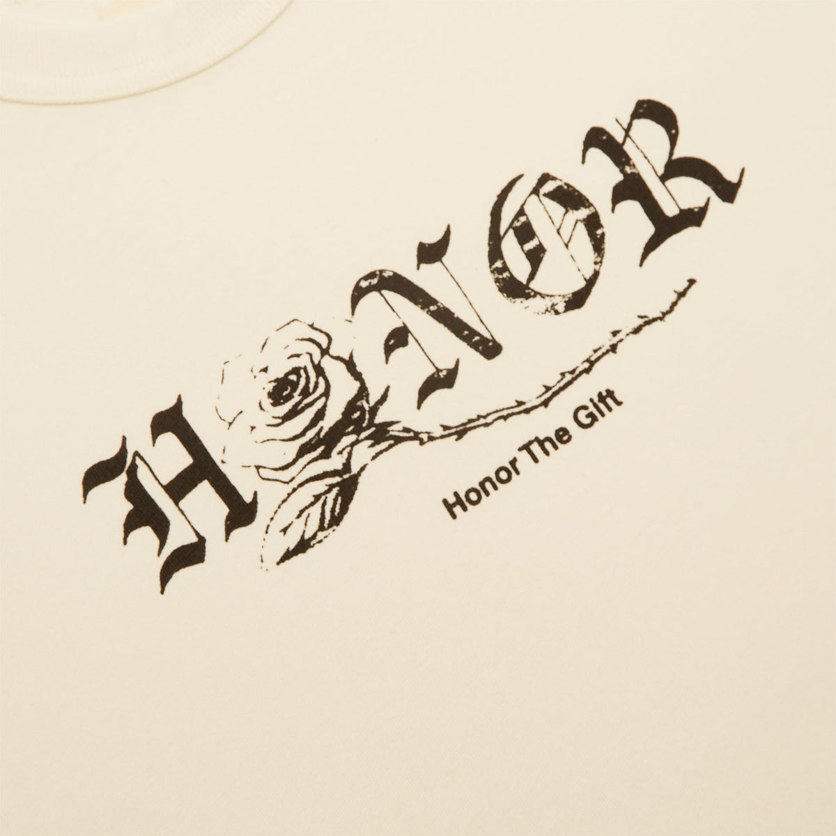 Honor The Gift Fallen Rose Tee (Bone) - Image 4