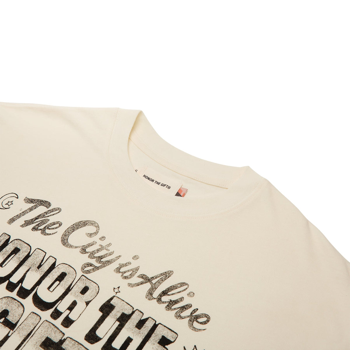 Honor The Gift The City Is Alive Tee (Bone) - Image 3