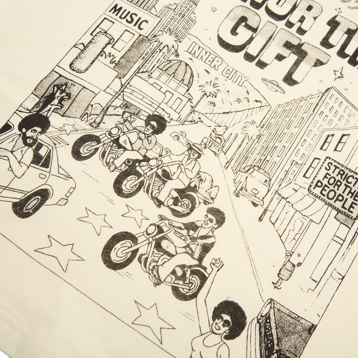 Honor The Gift The City Is Alive Tee (Bone) - Image 5