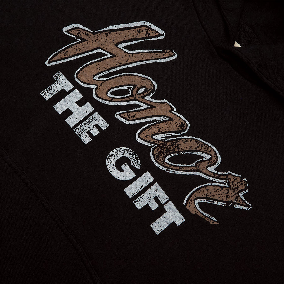 Honor The Gift Heart & Pride Hoodie (Black) - Image 4