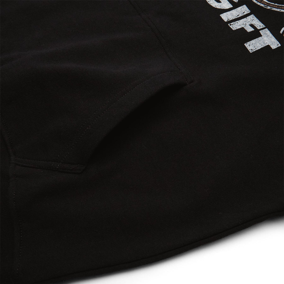Honor The Gift Heart & Pride Hoodie (Black) - Image 5