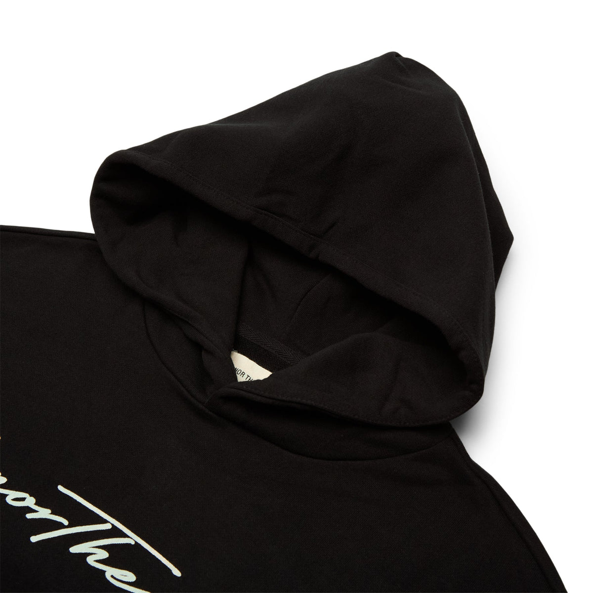 Honor The Gift Script Hoodie (Black) - Image 3