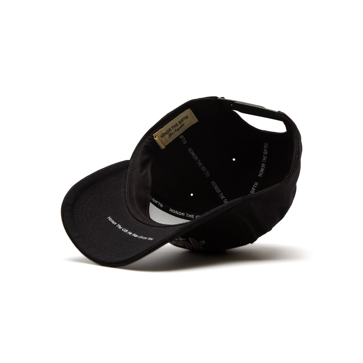 Honor The Gift Heart & Pride Hat (Black) - Image 5