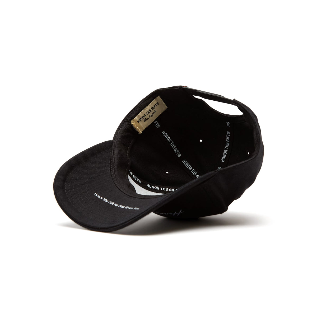 Honor The Gift Script Hat (Black) - Image 5